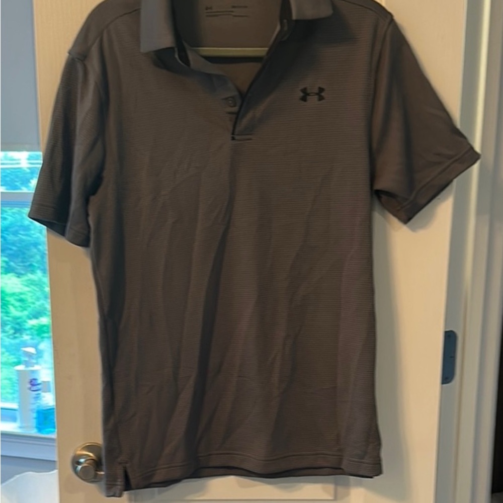 Under Armour Men's Gray Golf/Polo Shirt